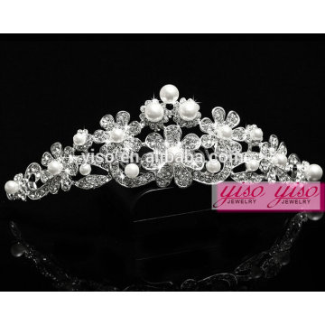 Kristall-Modeschmuck Luxus-Krone Tiara